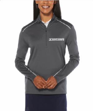 CALLAWAY LADIES WATER REPELLENT 1/4-ZIP PULLOVER