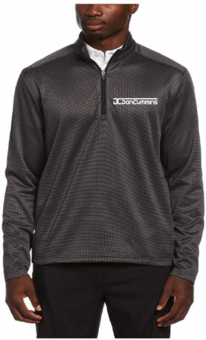 CALLAWAY HOUNDSTOOTH 1/4-ZIP PULLOVER